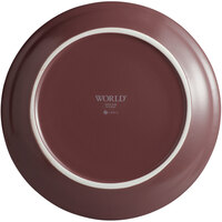 World Tableware ENG-3-M Englewood 10 1/2 inch Matte Mulberry Porcelain Plate - 12/Case