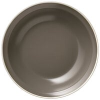 World Tableware ENG-6-O Englewood 30 oz. Matte Olive Porcelain Serving Bowl - 12/Case