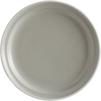World Tableware ENG-1-C Englewood 6 1/2 inch Matte Mint Cream Porcelain Plate - 36/Case