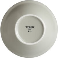World Tableware ENG-19-C Englewood 24 oz. Matte Mint Cream Porcelain Salad Bowl - 36/Case