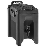 CaterGator 2.5 Gallon Black Insulated Beverage Dispenser