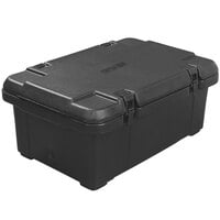 CaterGator Black Top Loading Insulated Food Pan Carrier - 8" Deep Full-Size Pan Max Capacity