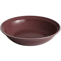 World Tableware ENG-6-M Englewood 30 oz. Matte Mulberry Porcelain Serving Bowl - 12/Case