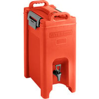 CaterGator 5 Gallon Red Insulated Beverage Dispenser