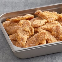 Brakebush Gold'N'Spice Uncooked Boneless Breaded Chicken Tenderloin 5 lb. - 2/Case