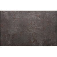 BFM Seating RC3048 Relic Rustic Copper 30 inch x 48 inch Rectangular Melamine Table Top with Matching Edge