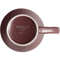 World Tableware ENG-12-M Englewood 10.75 oz. Matte Mulberry Porcelain Mug - 36/Case
