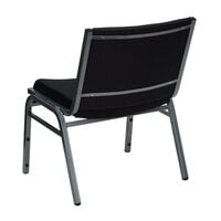 Flash Furniture XU-60555-BK-GG Hercules Big & Tall Black 1000 lb. Rated Fabric Stack Chair