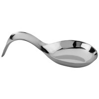 Walco WISR Idol 8 3/4 inch Mirror Finish Stainless Steel Spoon Rest