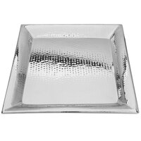Walco VMT18 Ironstone 18 inch Stainless Steel Square Serving Tray