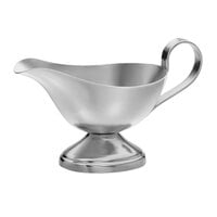 Walco WLOU305 Soprano 5 oz. Stainless Steel Sauce Boat - 12/Case