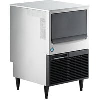 Hoshizaki KM-161BAJ 24 inch Air Cooled Undercounter Crescent Cube Ice Machine with 78 lb. Bin - 115V, 163 lb.