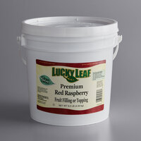 Lucky Leaf Premium Red Raspberry Fruit Filling & Topping - 9.5 lb. Pail
