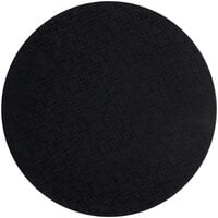 Libbey BTM-6125 Sonoran 11 1/2" Black Round Mat - 12/Case