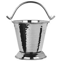 World Tableware PWH-15 Sonoran 15.5 oz. Hammered Stainless Steel Pail