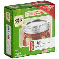 Ball 1440032000 Regular Mouth Lids for Canning Jars - 12/Pack