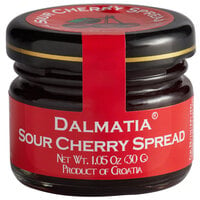 Dalmatia 1.05 oz. Sour Cherry Spread Mini Jar - 30/Case