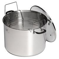 Ball 10740 21 Qt. Elite Stainless Steel Water Bath Canner with Chrome Rack