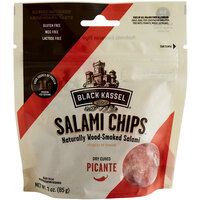 Piller's Black Kassel 3 oz. Picante Salami Chips - 16/Case
