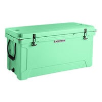 CaterGator CG100SF Seafoam 110 Qt. Rotomolded Extreme Outdoor Cooler / Ice Chest