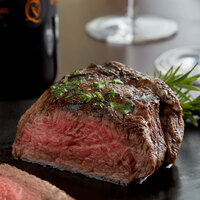 Warrington Farm Meats 6 oz. Fresh Baseball Cut Sirloin Steak - 32/Case