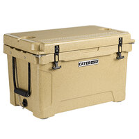 CaterGator CG45SPB Beige 45 Qt. Rotomolded Extreme Outdoor Cooler / Ice Chest