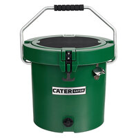 CaterGator CCG20HG Green 20 Qt. Round Rotomolded Extreme Outdoor Cooler / Ice Chest