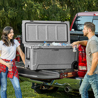 CaterGator CG100SPGW Gray 100 Qt. Mobile Rotomolded Extreme Outdoor Cooler / Ice Chest
