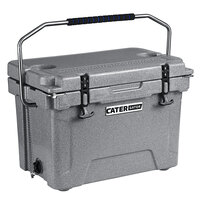 CaterGator CG20SPG Gray 20 Qt. Rotomolded Extreme Outdoor Cooler / Ice Chest