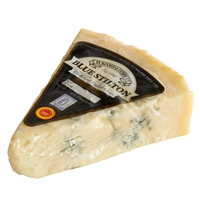 Tuxford & Tebbutt 5 oz. DOP Blue Stilton Cheese Wedge - 12/Case