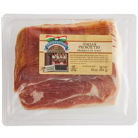 Fontana Ermes 16 oz. Thin Sliced Italian Prosciutto Crudo - 6/Case