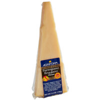 Agriform 5.3 oz. DOP Parmigiano Reggiano Cheese Wedge - 12/Case