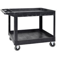 Luxor SC12-G 3 Shelf Gray Serving Cart