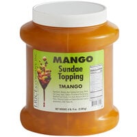 I. Rice 1/2 Gallon Mango Sunrise Dessert / Sundae Topping - 6/Case