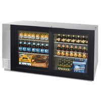 Beverage-Air BB58HC-1-GS-S-WINE 59 inch Stainless Steel Counter Height Sliding Glass Door Back Bar Wine Refrigerator