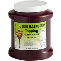 I. Rice 1/2 Gallon Red Raspberry Dessert / Sundae Topping - 6/Case