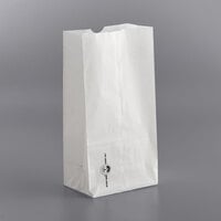 Bagcraft Packaging 300292 12 lb. Dubl-Wax® White Bag - 1000/Case