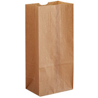 8 lb. Natural Kraft Waxed Paper Bag - 1000/Case