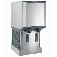 Scotsman HID312AW-1 Meridian Wall Mount Air Cooled Ice Machine and Water Dispenser - 12 lb. Bin Storage