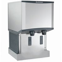 Scotsman HID525AW-1 Meridian Wall Mount Air Cooled Ice Machine and Water Dispenser - 25 lb. Bin Storage