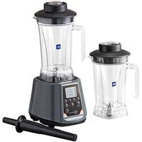AvaMix BL2E2J 2 hp Commercial Blender with Digital Touchpad Controls, Timer, and Two 64 oz. Tritan Containers