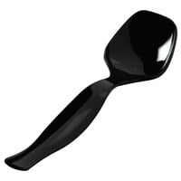 Fineline PP3302-BK Platter Pleasers Black 8 1/2" Polypropylene Serving Spoon - 144/Case
