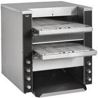 Vollrath CT4-208DUAL JT4 Dual Conveyor Toaster with 1 1/2 inch-3 inch and 1 1/2 inch Openings - 208V, 4900W