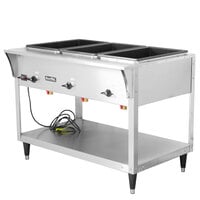 Vollrath 38203 ServeWell SL Electric Three Pan Hot Food Table 120V - Sealed Well