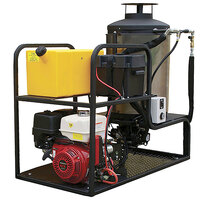 Cam Spray MCB3030H Skid Mount Gas Hot Water Pressure Washer with 50' Hose - 3000 PSI; 3.0 GPM