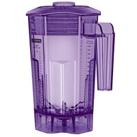 Waring CAC139-10 Torq 2.0 48 oz. Purple Copolyester Blender Jar with Lid and Blade Assembly
