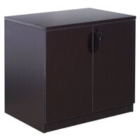Boss N113-MOC Mocha Laminate Storage Cabinet - 31 inch x 22 inch x 29 1/2 inch