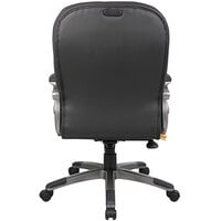 Boss B7106 Black Pillow Top Executive Mid Back Chair