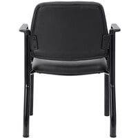 Boss B9591AM-BK Black Antimicrobial Guest Chair with Arms