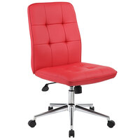 Boss B330-RD Red Millennial Modern Home Office Chair